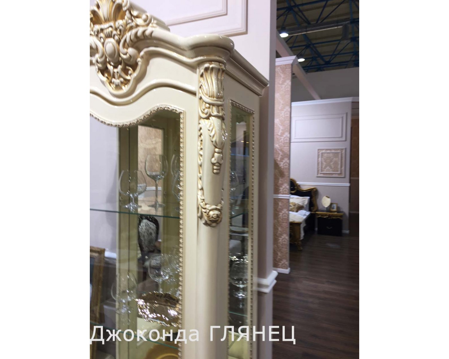 Гостиная «Джоконда» крем глянец