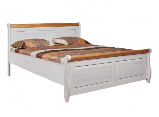 Кровать двуспальная Мальта М без ящика - 160х200 (массив) 