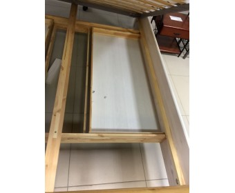 Кровать двуспальная Мальта М с ящиком - 160х200 (массив)