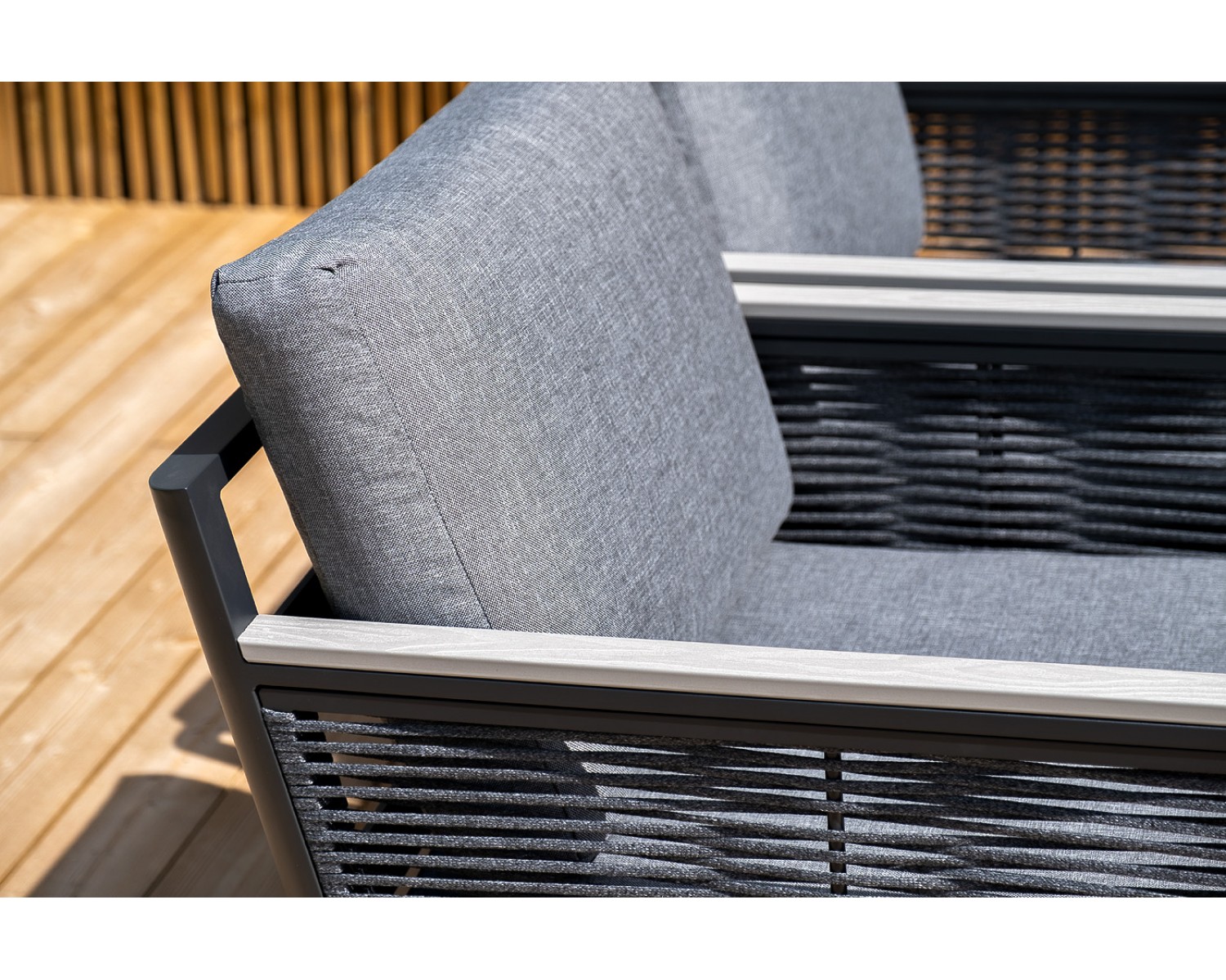 "Сан Ремо" комплект садовый для лаунж-зоны серый