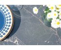 "Гранада" журнальный стол 90х50см из HPL, цвет "черный мрамор"