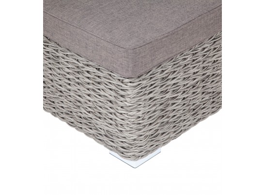"Лунго" модуль диванный угловой с подушками, цвет серый (гиацинт)