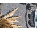 "Малага" обеденная группа на 6 персон со стульями "Марсель", каркас темно-серый, роуп темно-серый
