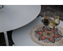 "Тоскана" лаунж-зона из искусственного ротанга, цвет соломенный