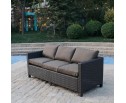 Плетеный диван S65A-W53 Brown