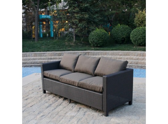 Плетеный диван S65A-W53 Brown