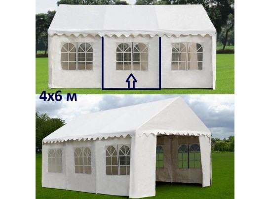 Шатер-павильон AFM-1026W White (4х6)