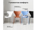 Комплект из 2-х стульев Seven Style белый с хромированными ножками