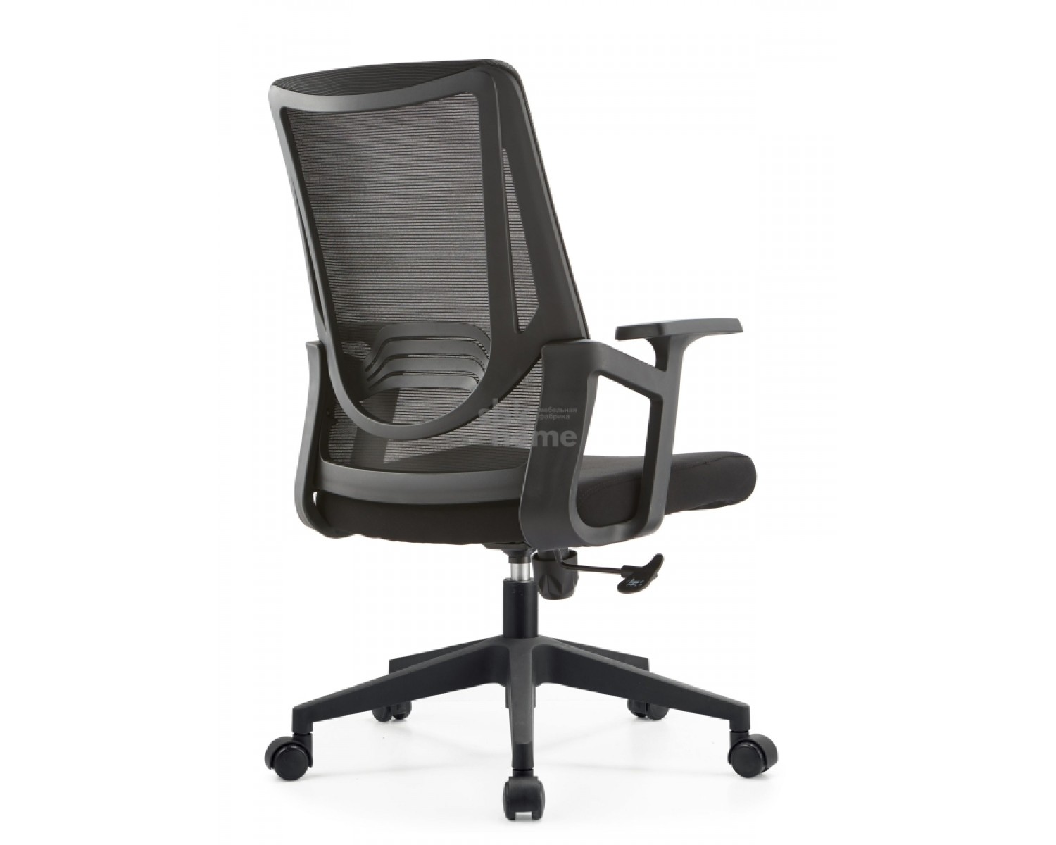 Кресло офисное,вращающееся LJ-2201В BLACK (610*500*1070), LJ-2201В BLACK ИМП
