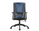 Кресло офисное,вращающееся LJ-2201В BLUE+BLACK  (610*500*1070), LJ-2201В BLUE+BLACK ИМП