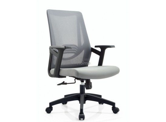 Кресло офисное,вращающееся LJ-2201В GREY  (610*500*1070), LJ-2201В GREY ИМП