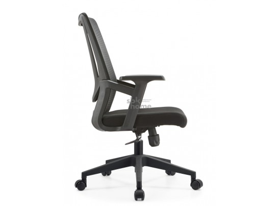 Кресло офисное,вращающееся LJ-2201В BLACK (610*500*1070), LJ-2201В BLACK ИМП