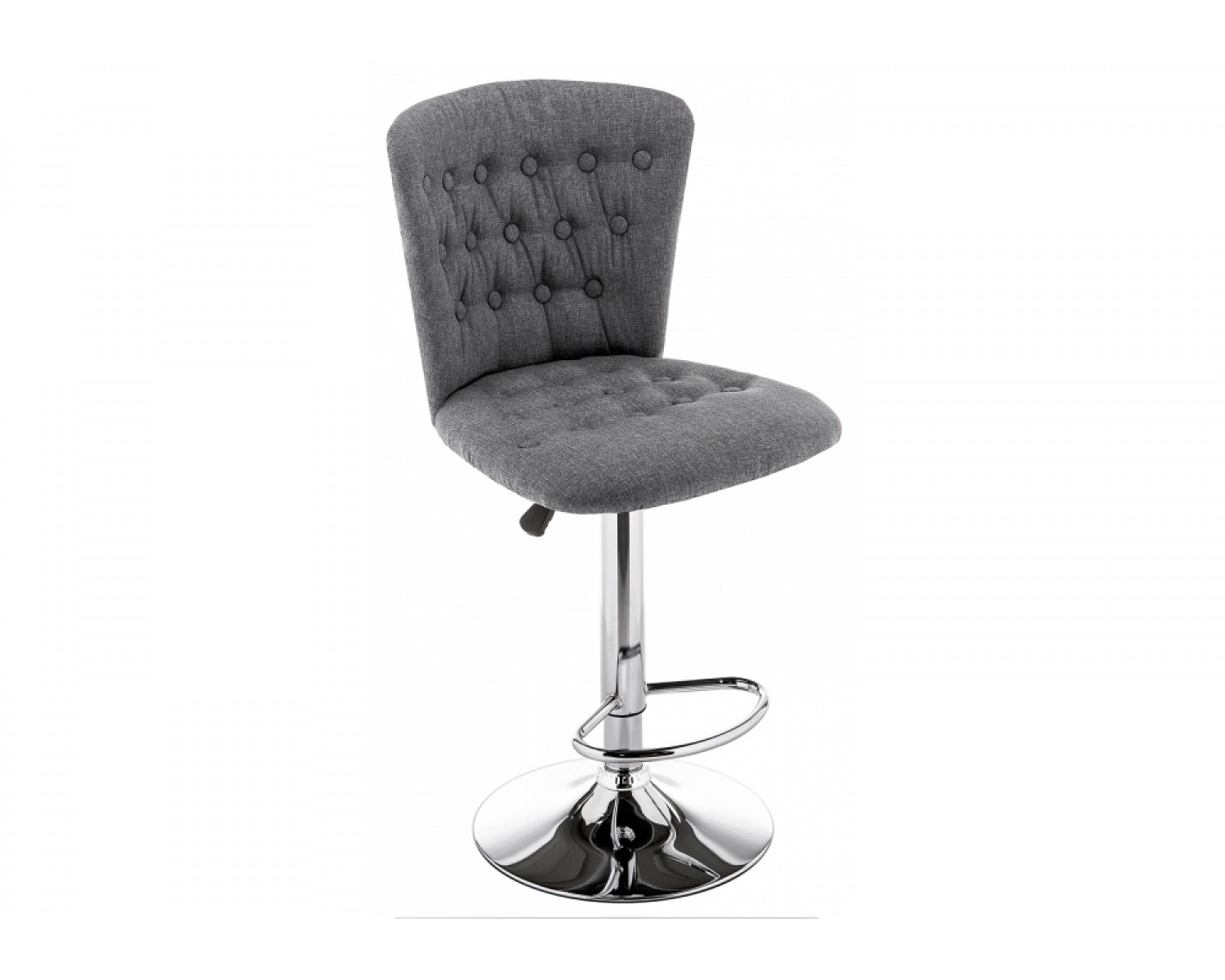 Барный стул Gerom fabric grey