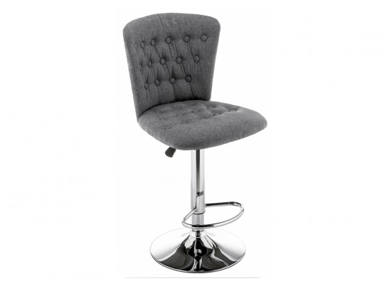 Барный стул Gerom fabric grey