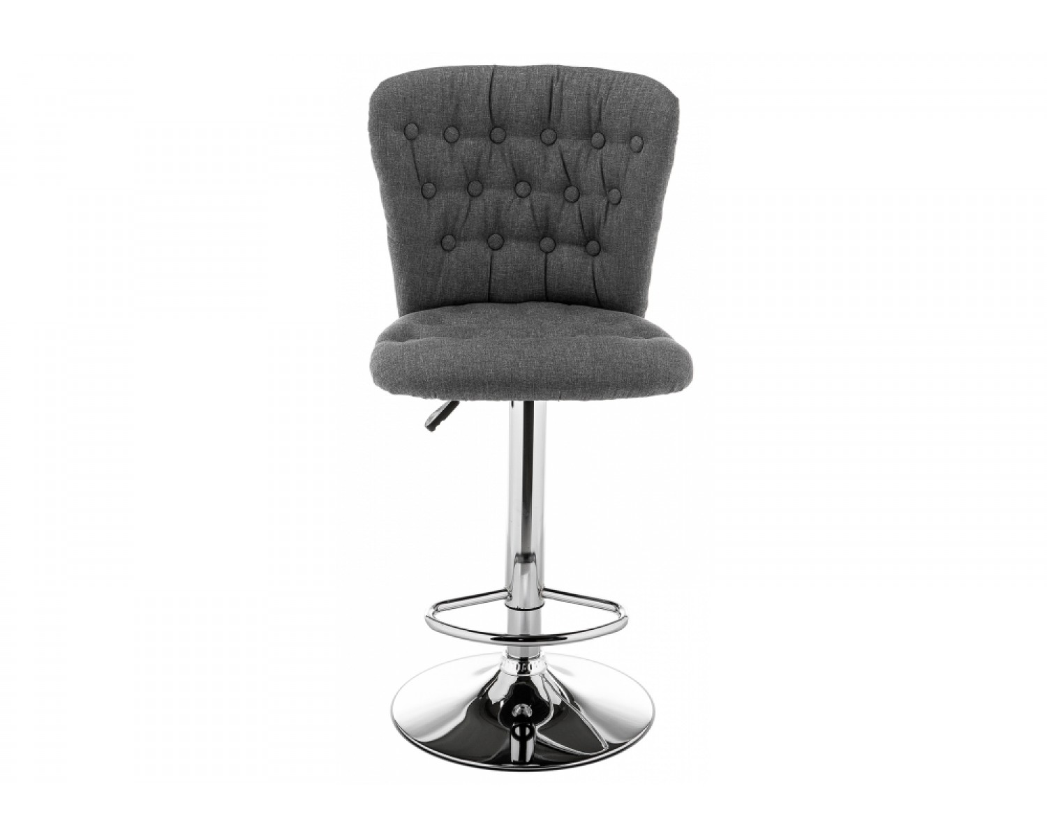 Барный стул Gerom fabric grey