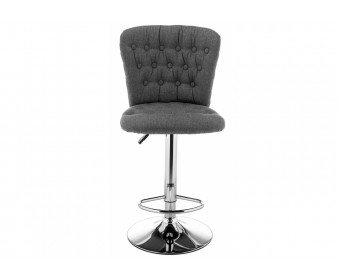 Барный стул Gerom fabric grey