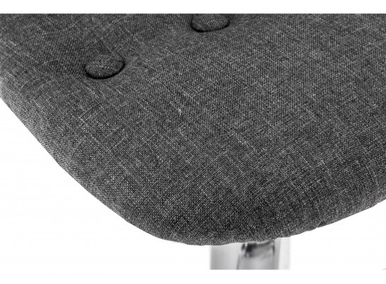 Барный стул Gerom fabric grey