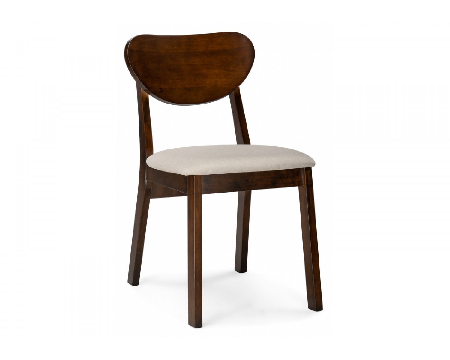 Деревянный стул Loid dirty oak / light beige