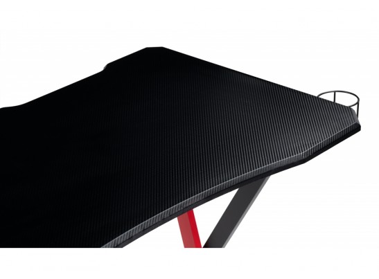 Компьютерный стол Kolman 120х60х76 black / red