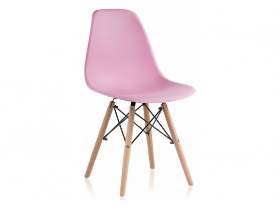 Пластиковый стул Eames PC-015 light pink