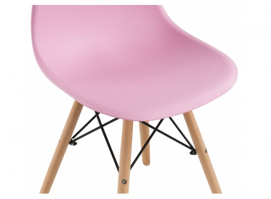 Пластиковый стул Eames PC-015 light pink