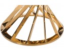 Стол Twist gold / black