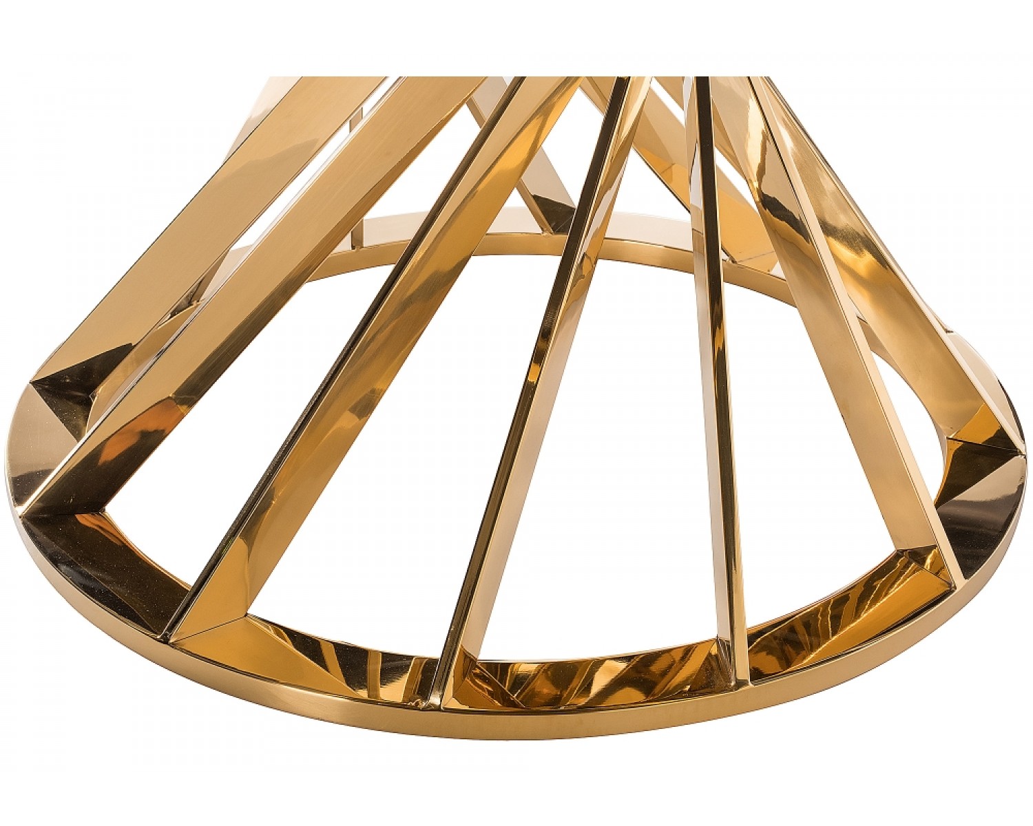 Стол Twist gold / black