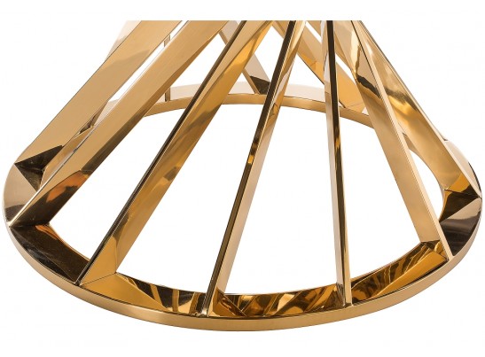 Стол Twist gold / black