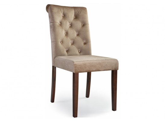 Стул Amelia dark walnut / fabric beige
