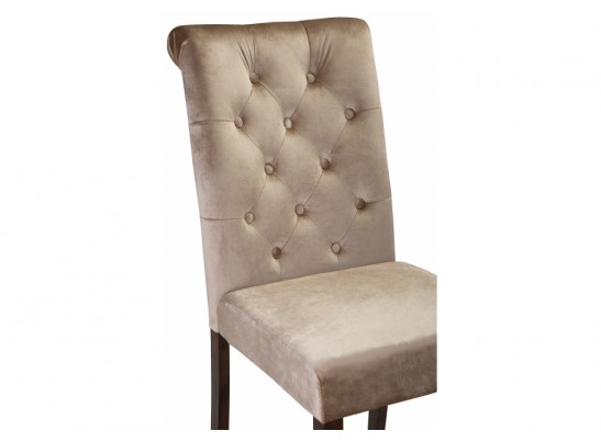 Стул Amelia dark walnut / fabric beige