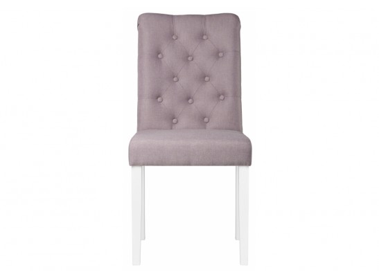 Стул Amelia white / fabric fog
