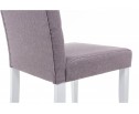 Стул Amelia white / fabric fog