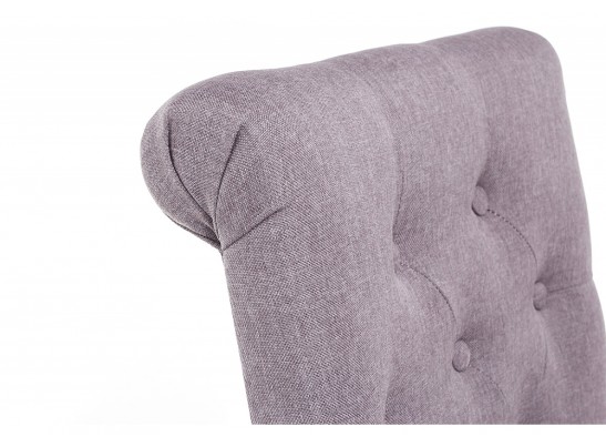 Стул Amelia white / fabric fog