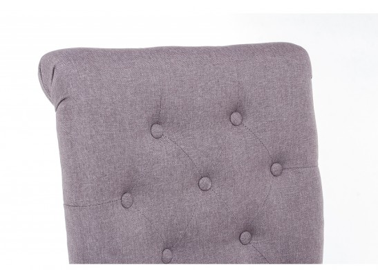 Стул Amelia white / fabric fog