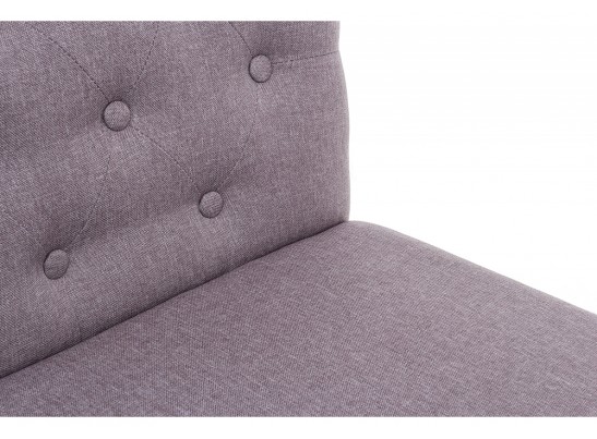 Стул Amelia white / fabric fog