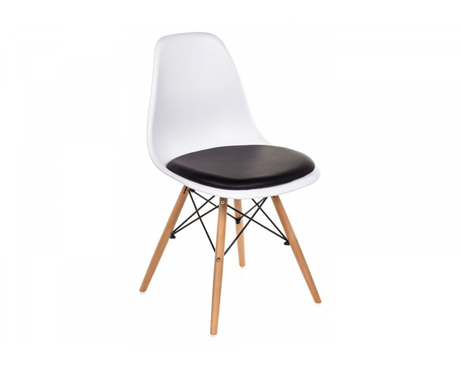 Стул Eames PC-011 белый / черный
