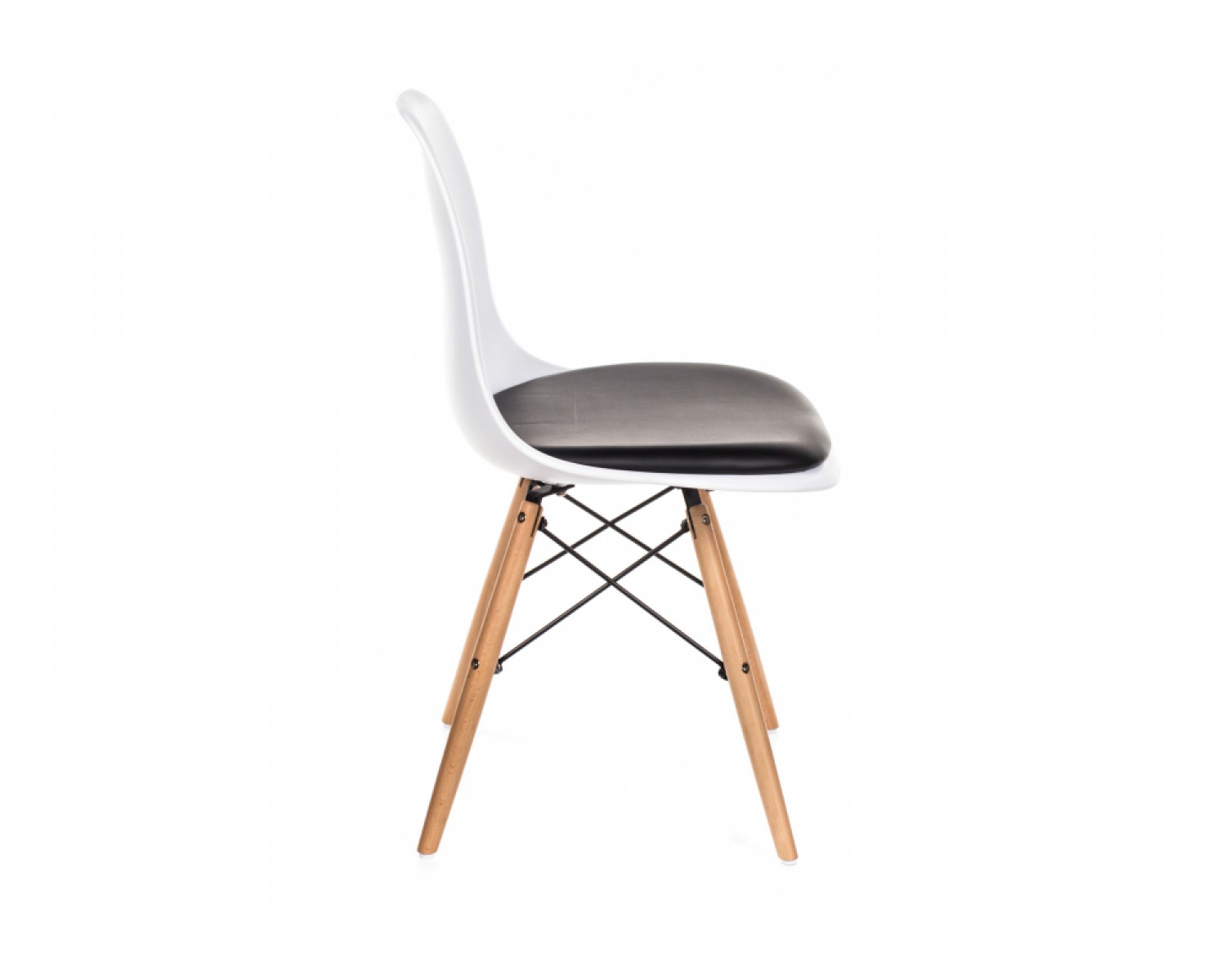 Стул Eames PC-011 белый / черный