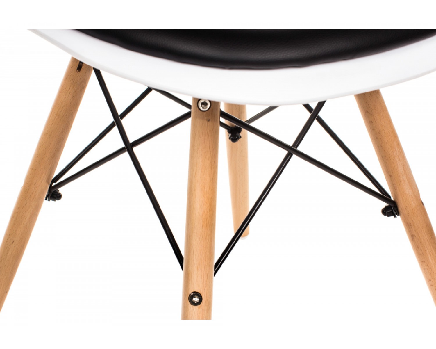 Стул Eames PC-011 белый / черный
