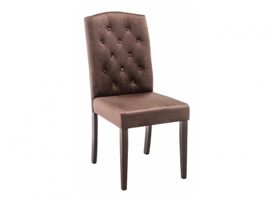Стул Menson dark walnut / fabric brown
