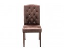 Стул Menson dark walnut / fabric brown