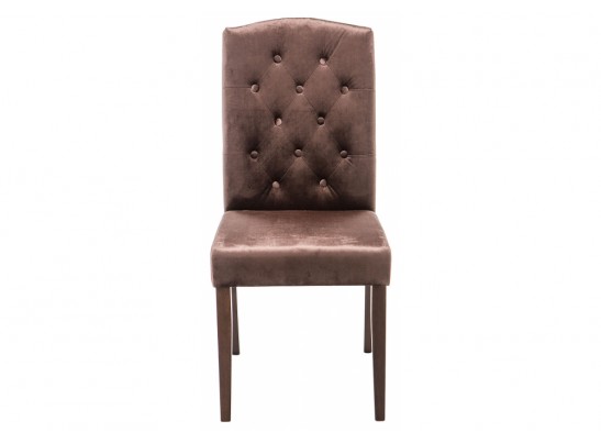 Стул Menson dark walnut / fabric brown