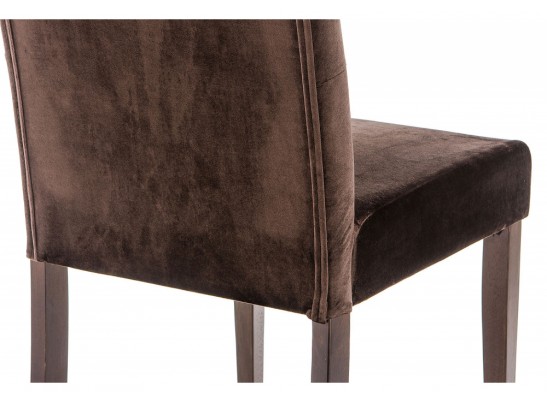 Стул Menson dark walnut / fabric brown
