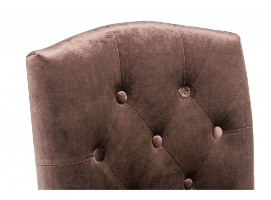 Стул Menson dark walnut / fabric brown