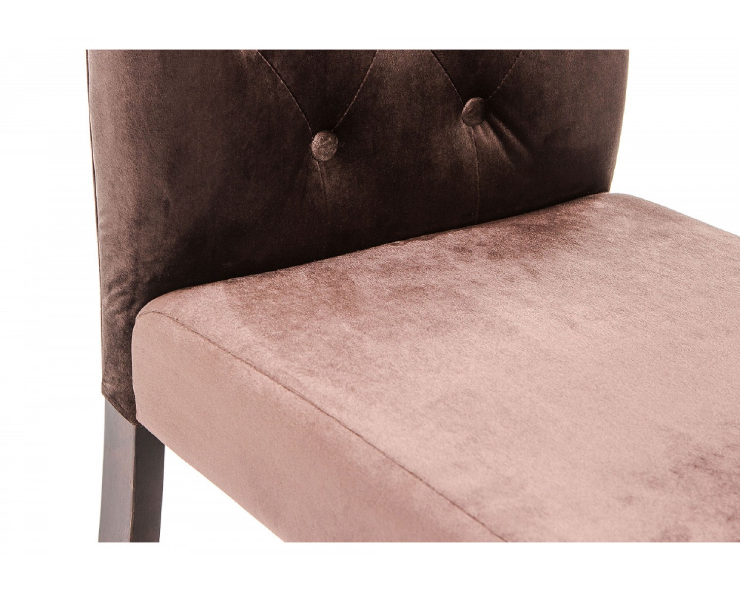 Стул Menson dark walnut / fabric brown