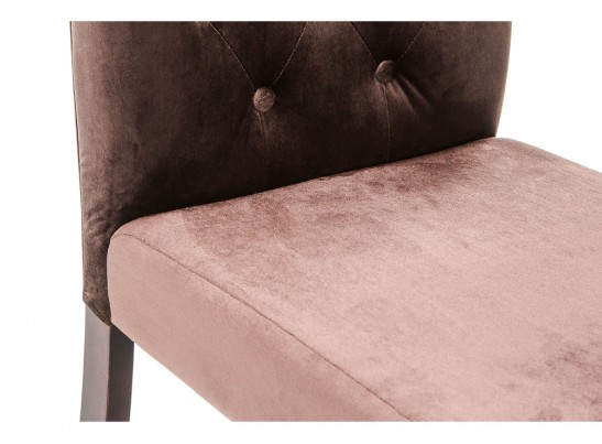 Стул Menson dark walnut / fabric brown