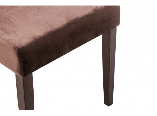 Стул Menson dark walnut / fabric brown