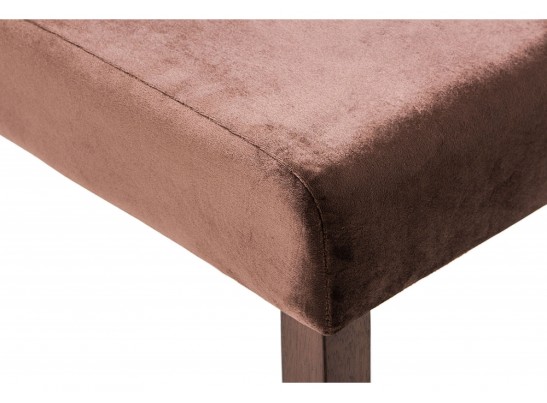 Стул Menson dark walnut / fabric brown