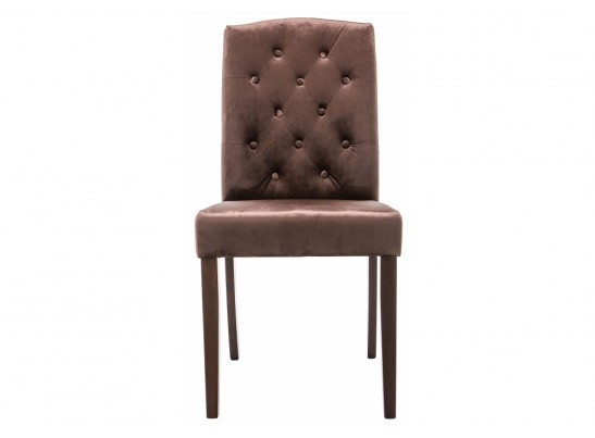 Стул Menson dark walnut / fabric brown
