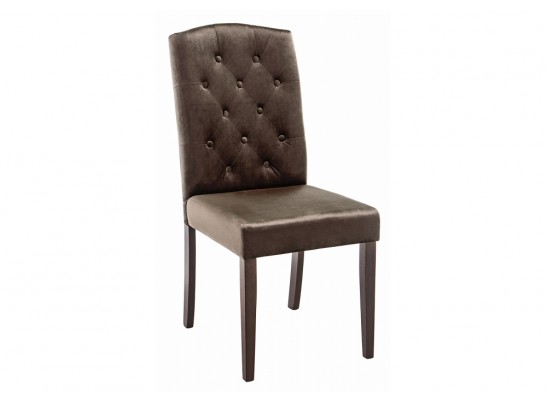 Стул Menson dark walnut / fabric brown