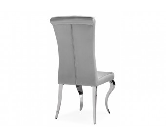 Стул на металлокаркасе Lund dark grey / steel